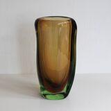 1950's “elegance” sommerso vase, pattern no. 54181 by jaroslav beranek