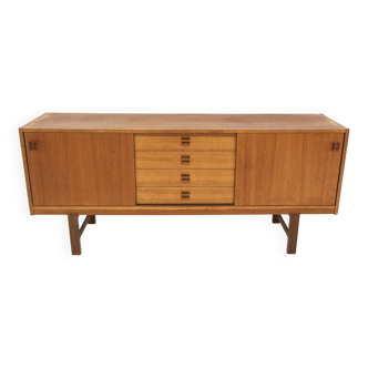 Scandinavian teak sideboard "Comet", Bogeryds möbelfabrik, Sweden, 1960