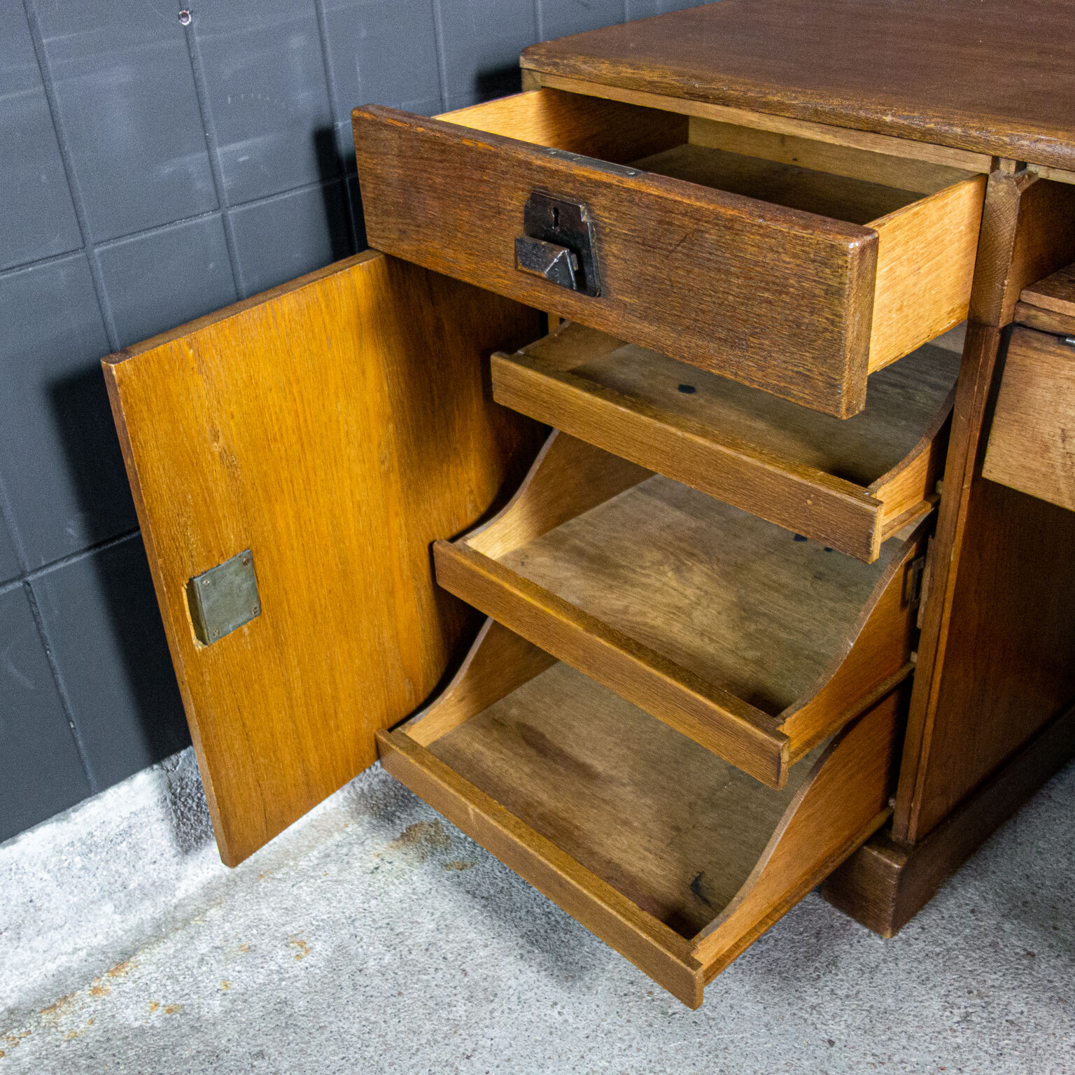 Art deco double desk 1930