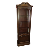 Classic style showcase in varnished wood
