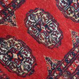 Tapis vintage pakistanais Ersari fait main en laine – 45 x 86 cm – 1970s