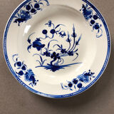 2 deep plates Tournai porcelain 20th century