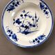 2 deep plates Tournai porcelain 20th century