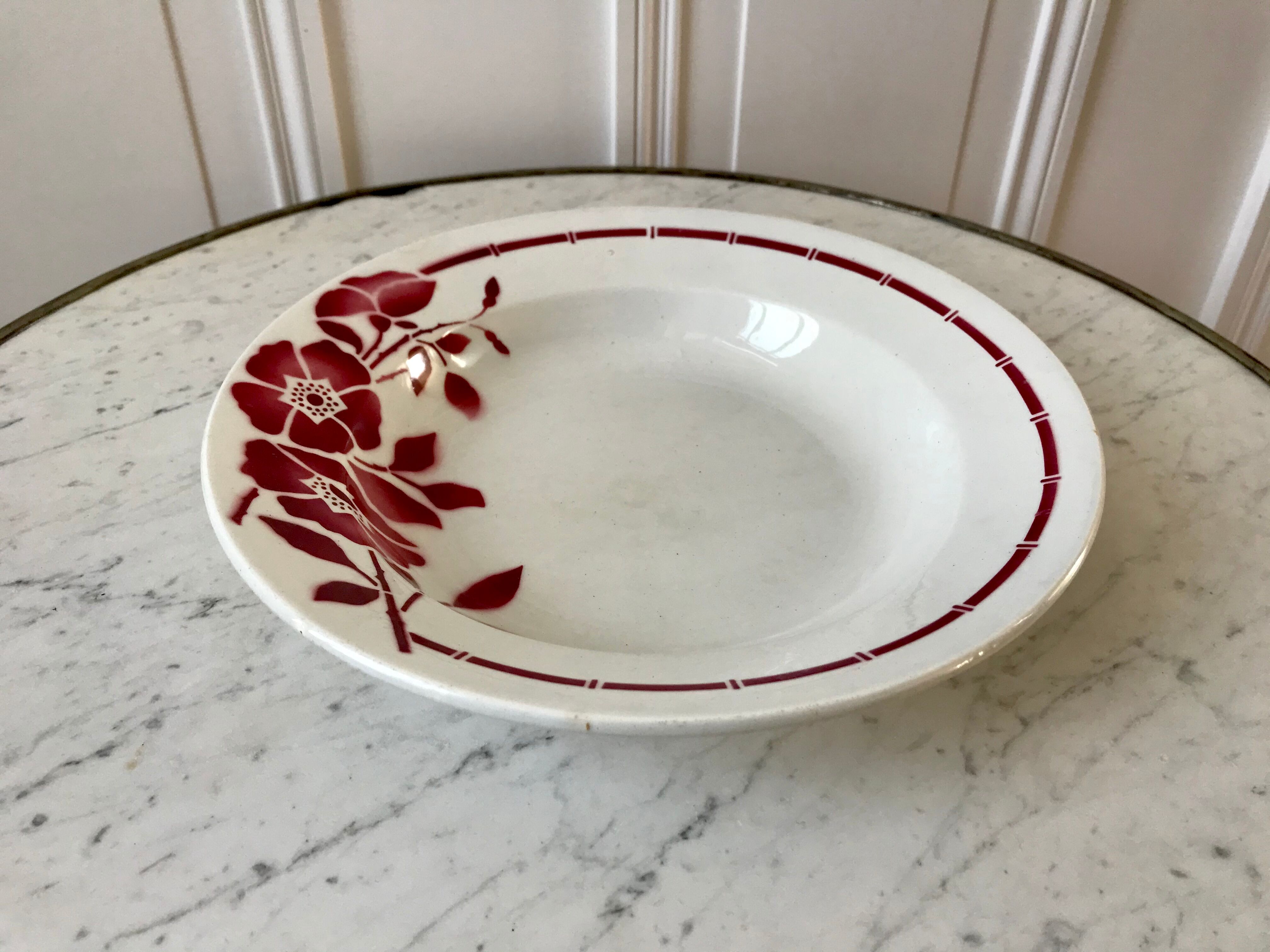 Hollow dish Céranord Saint-Amand 30s