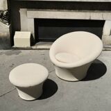 Mushroom armchair and ottoman, Pierre Paulin for Artifort, 1960s