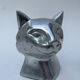 Pair of designer cat head bookends