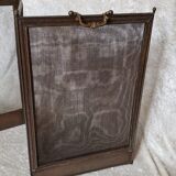 Brass and bronze steel firewall 4 panels XIX°