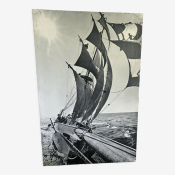 Marine photography black and white vintage 1968 large format xxl