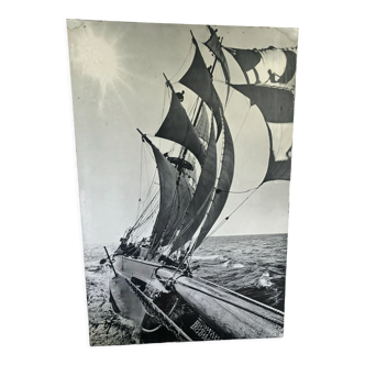 Marine photography black and white vintage 1968 large format xxl