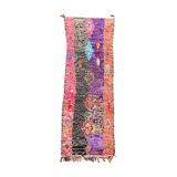 Carpet berbere boucherouite corridor 90×270 cm