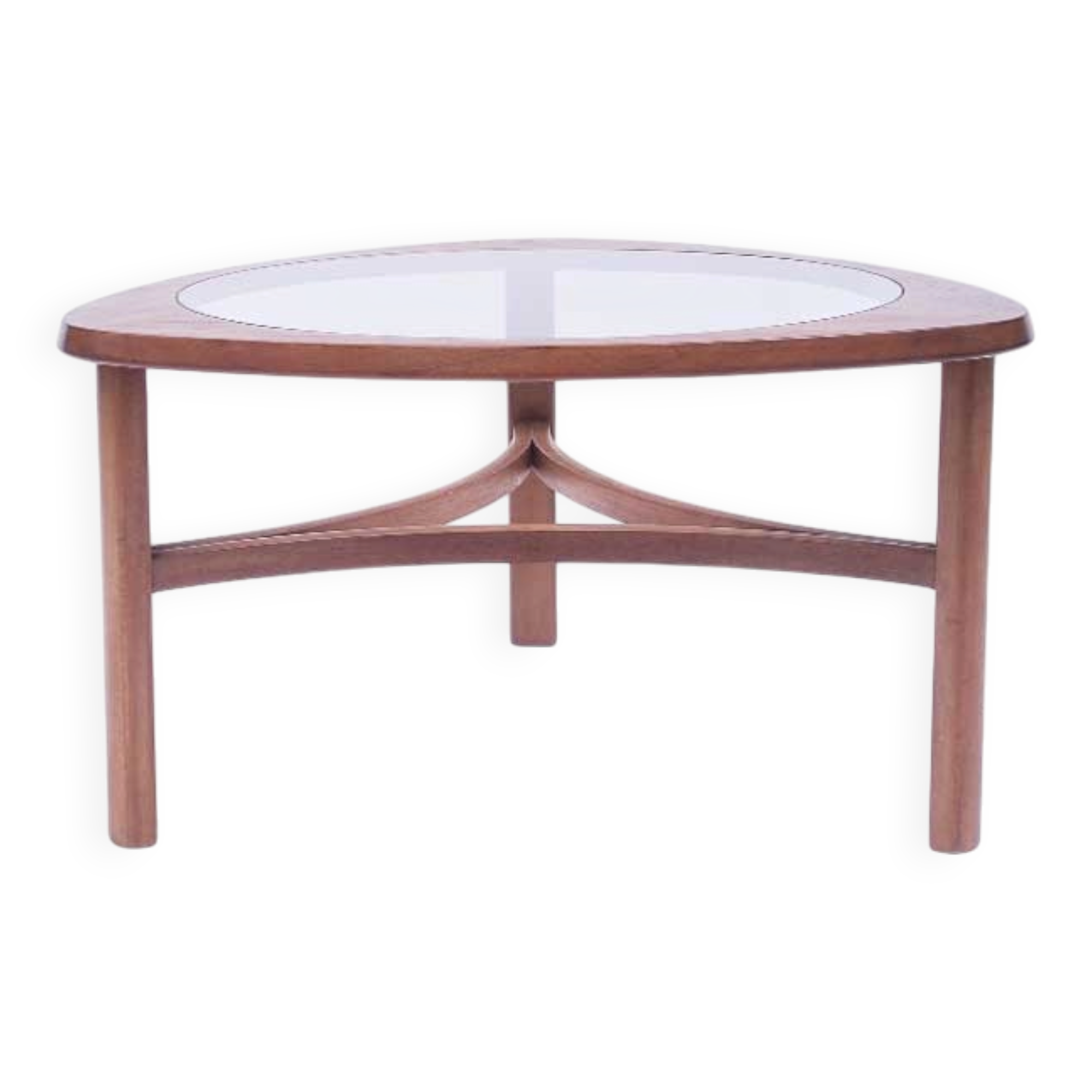 Nathan Tricester vintage dark honey coffee table
