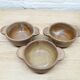 Set 3 bowls in raw sandstone