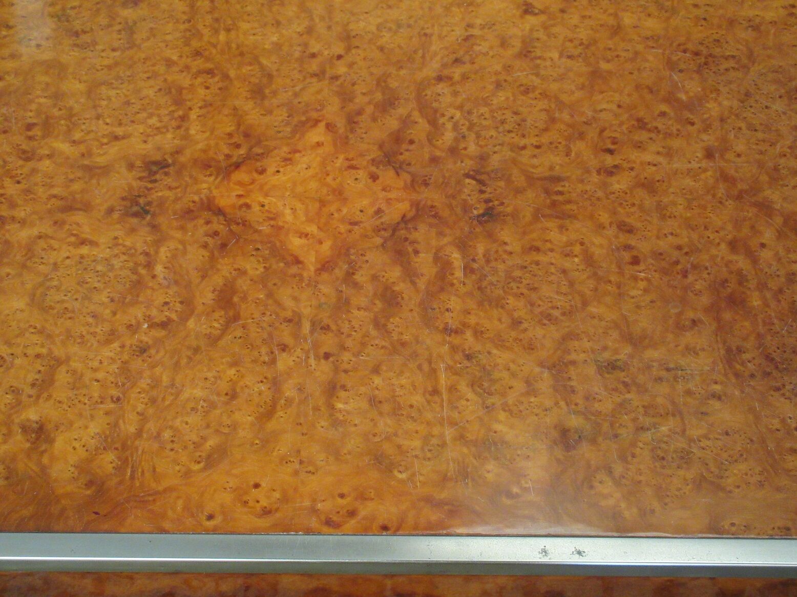 Elm magnifying glass coffee table