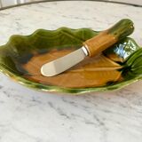 Vallauris ceramic butter dish 70s