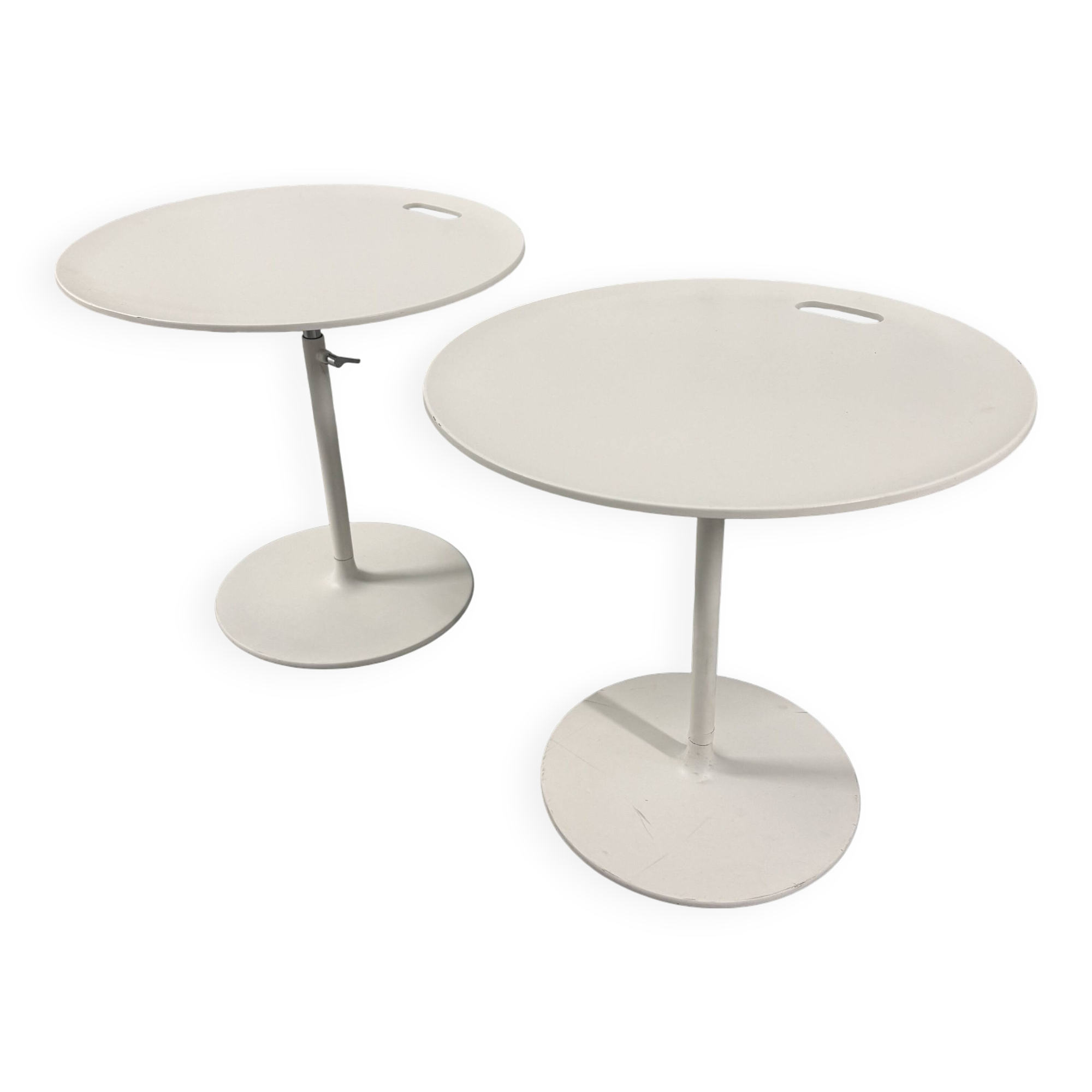 VITRA - Pair of Jasper Morrison Adjustable Occasional Low Tables