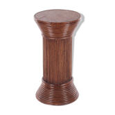 Plantes de bambou vintage colonne ou piédestal des années 1960