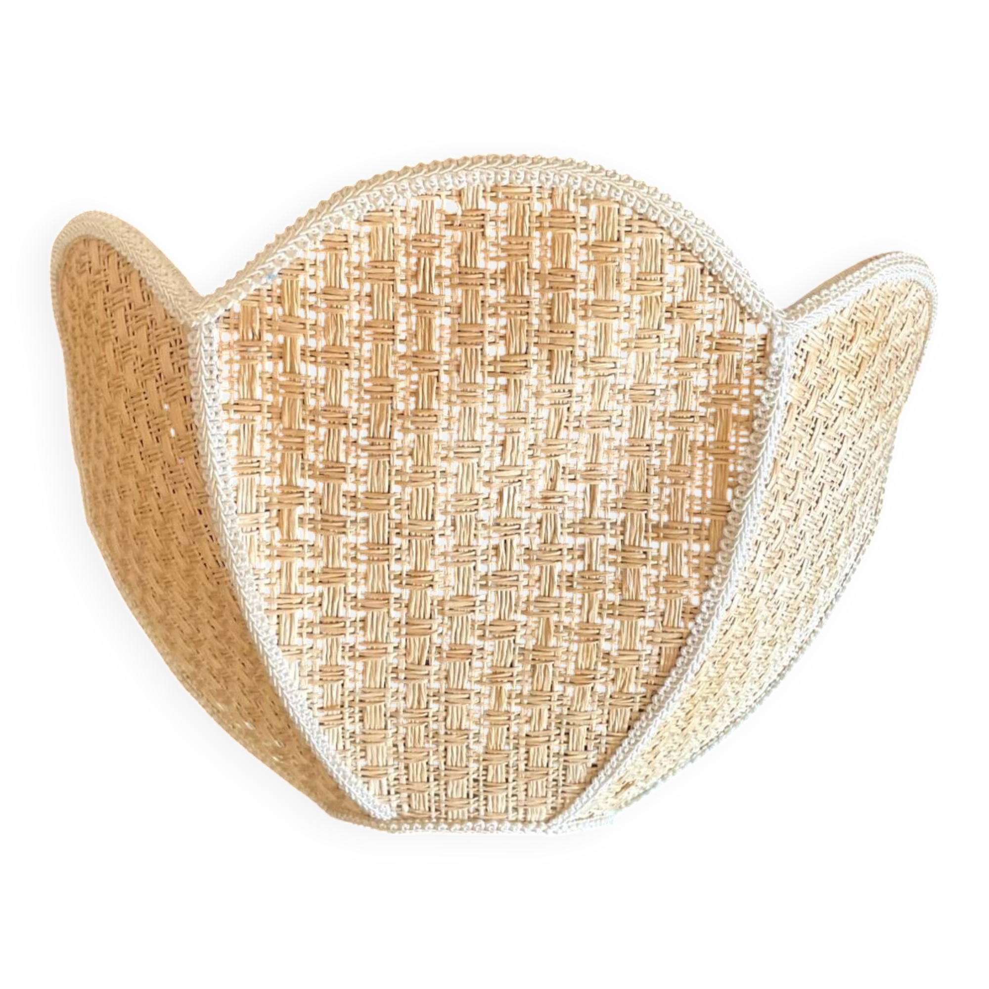 Vintage fiber wall light