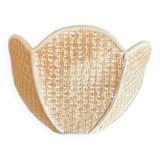 Vintage fiber wall light