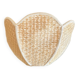 Vintage fiber wall light