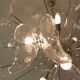 Transparent butterfly murano glass sputnik oval chandelier