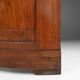 Meuble d'angle antique français avec façade en bois, ca. 1850