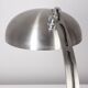 70's ministerial table lamp in chrome metal italian design