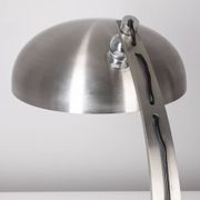 70's ministerial table lamp in chrome metal italian design