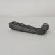 Antique Art Deco door handle in solid aluminium