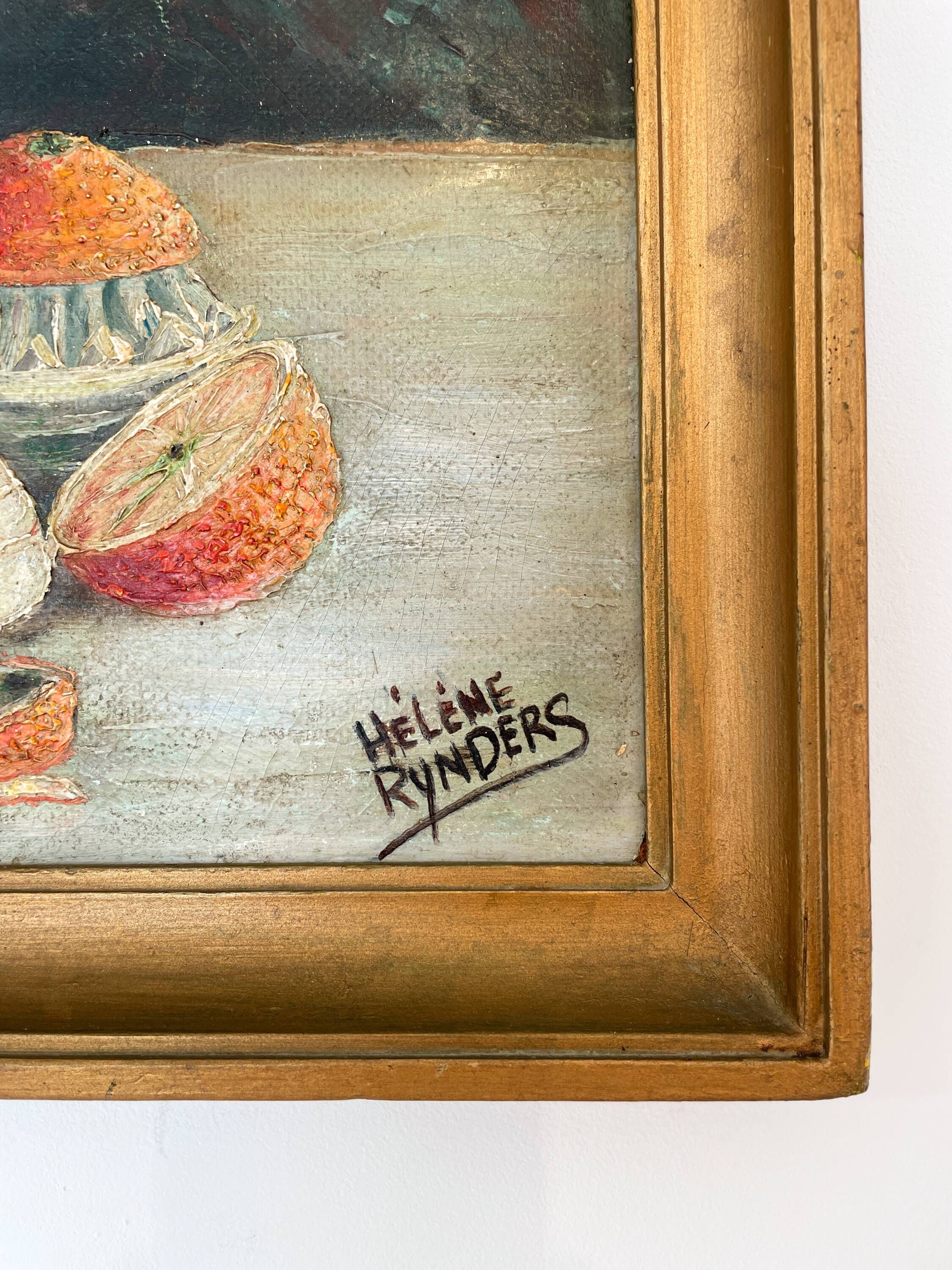 Oil on canvas signed Hélène Rynders - Still life - 1930/1940 - 61x44cm