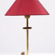 Vintage Set Brass Table Lamps, 1970s