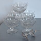 8 cups champagne service