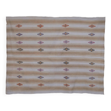 Kilim turc vintage tissé main 203x247 cm