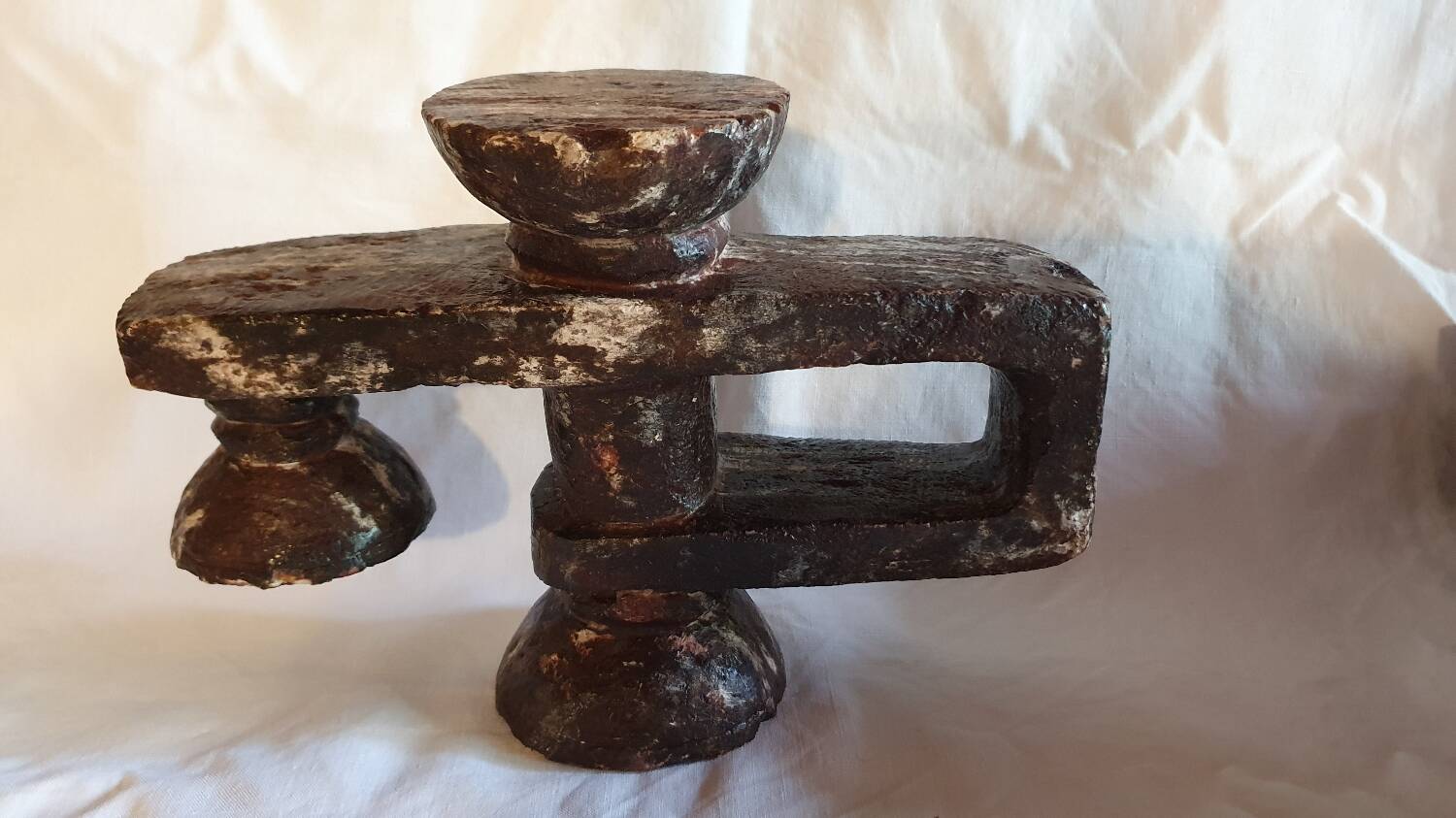 Brutalist candle holder