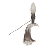 Bohemian art deco crystal lamp base