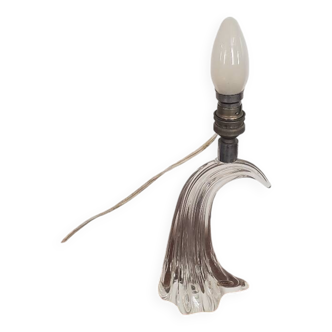 Pied lampe cristal art deco bohème