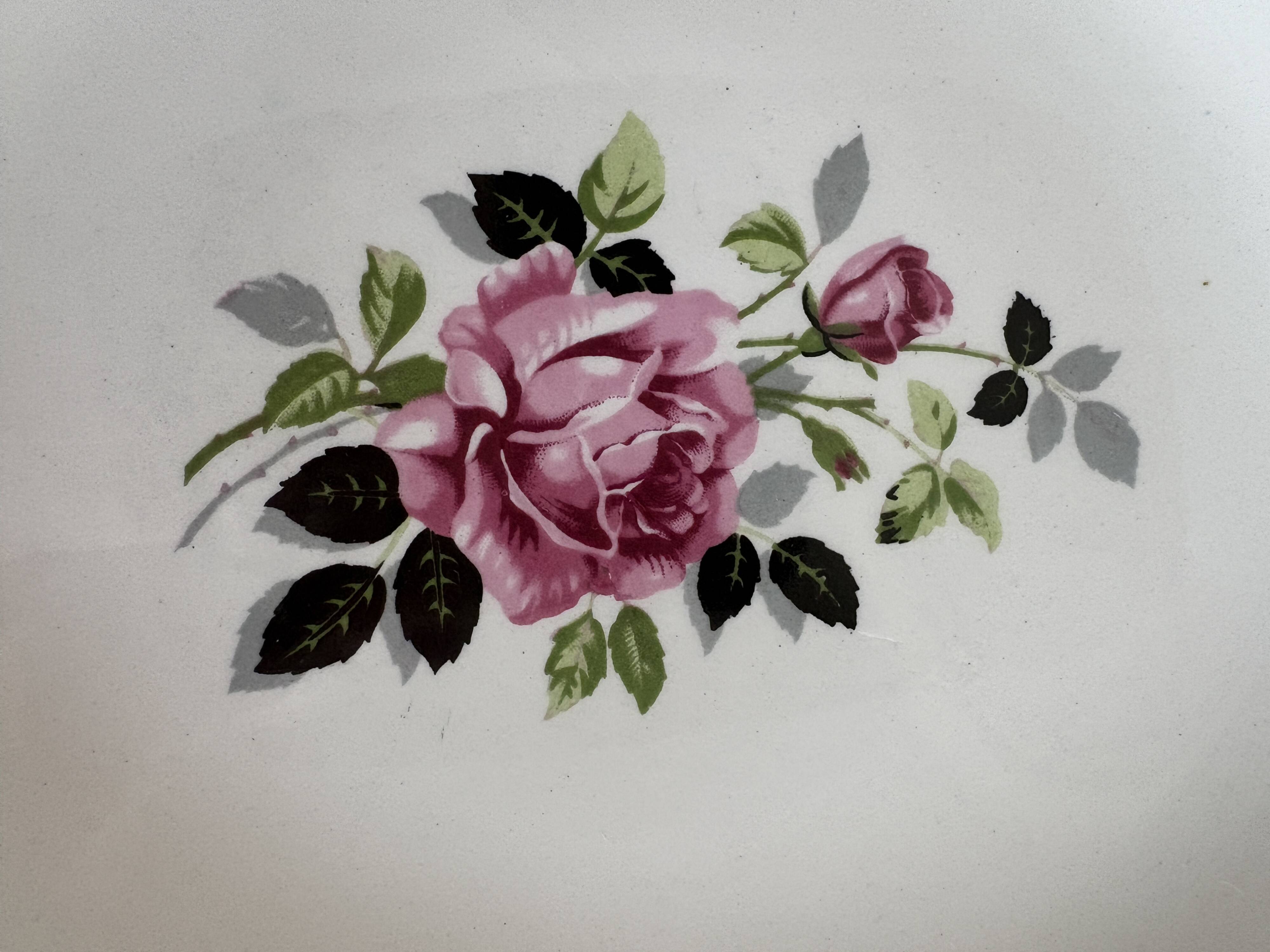 6 Amandinoise dessert plates