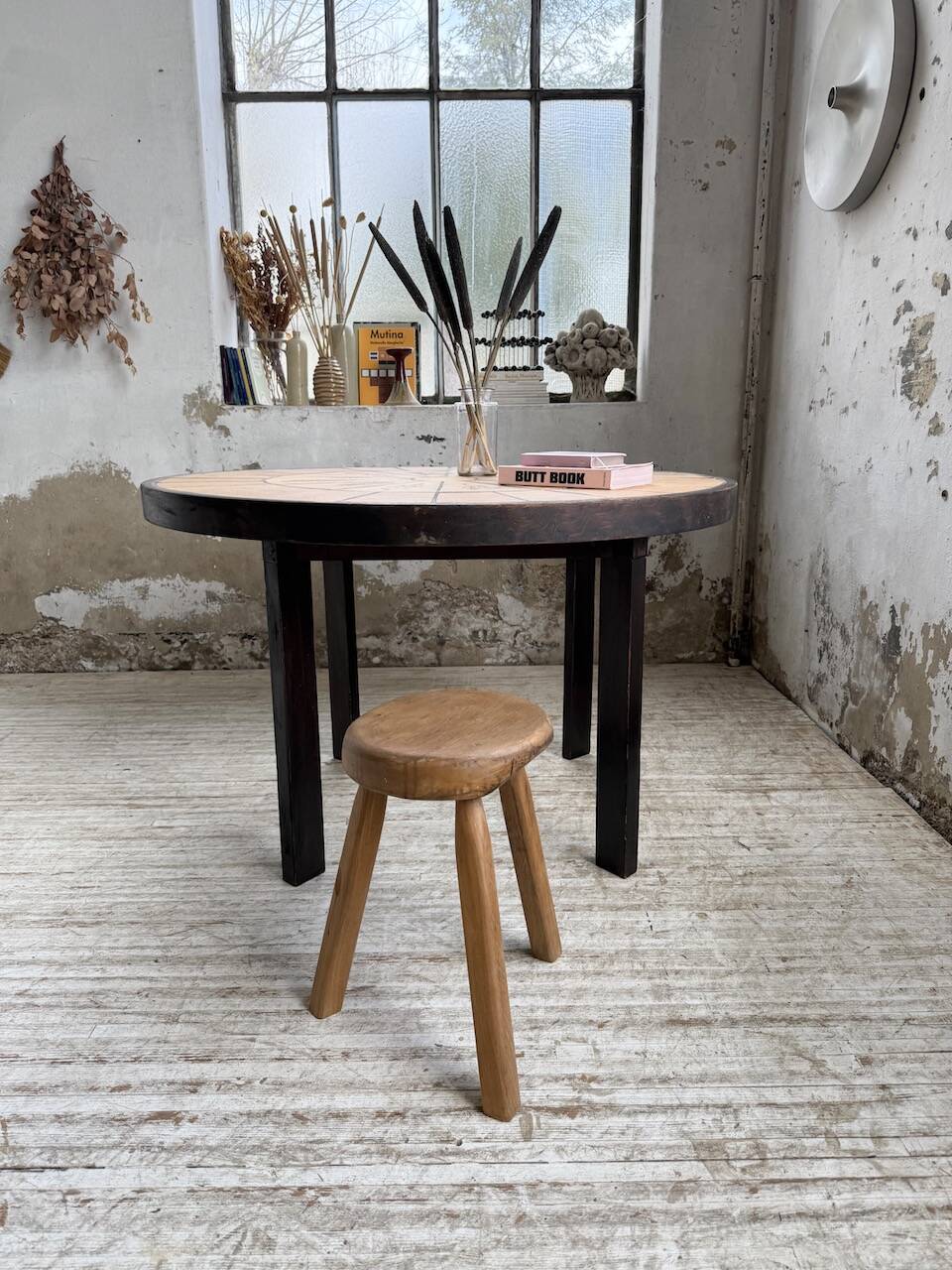 Herbier Capron ceramic dining table