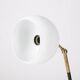 Vintage 60's table lamp in brass and white metal italian design