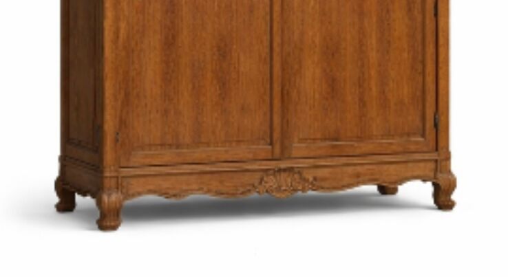 Sanded antique wardrobe