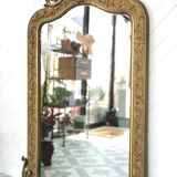Miroir de cheminée art nouveau 1900 - 83x150cm