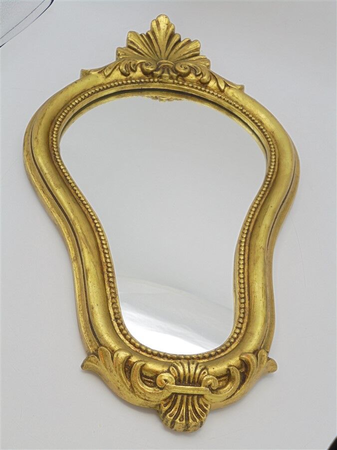 Miroir doré rococo
