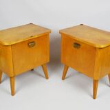 Pair of bedside tables, 1970s