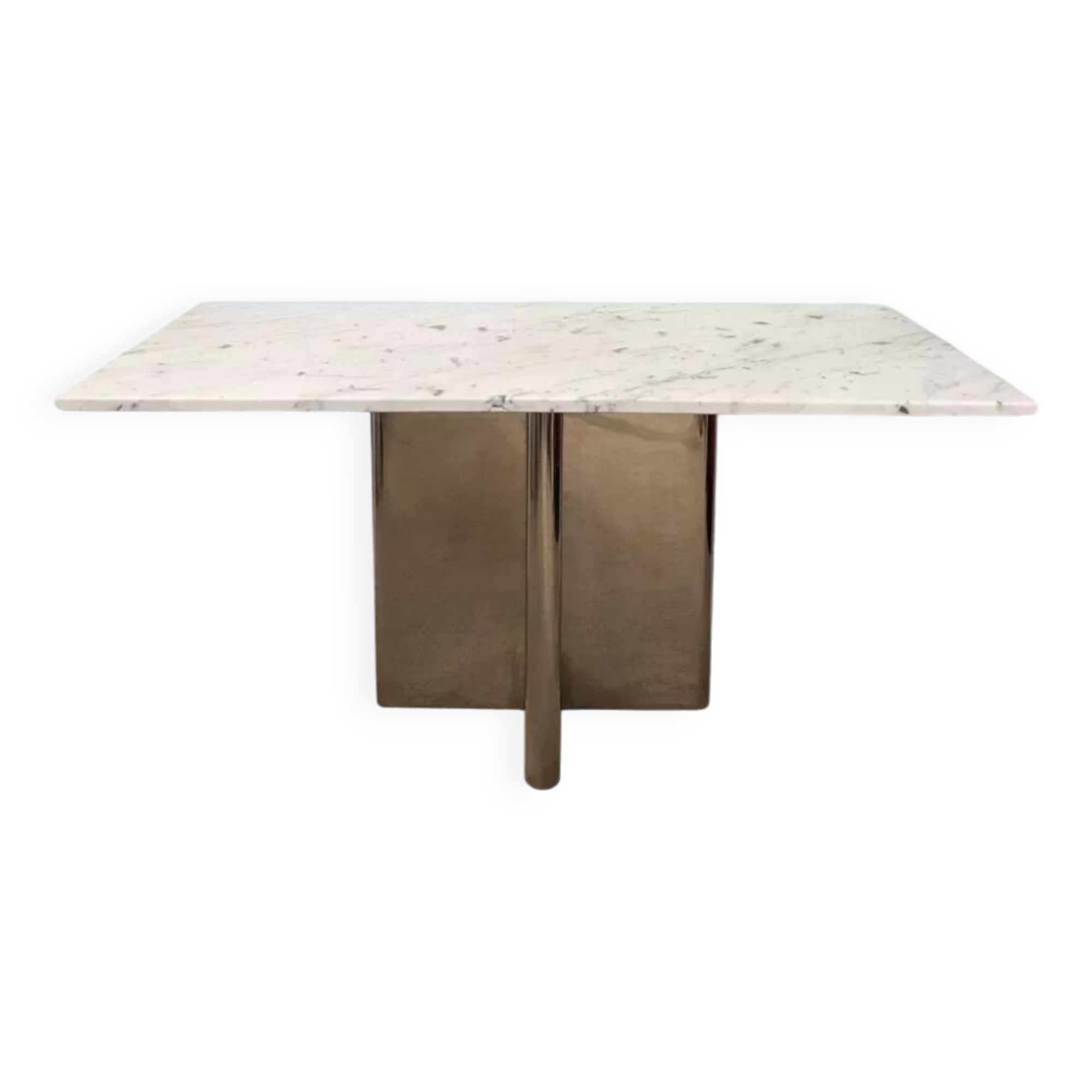 Marble and metal console, Hans Von Klier, Skipper, 1970
