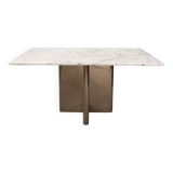 Marble and metal console, Hans Von Klier, Skipper, 1970