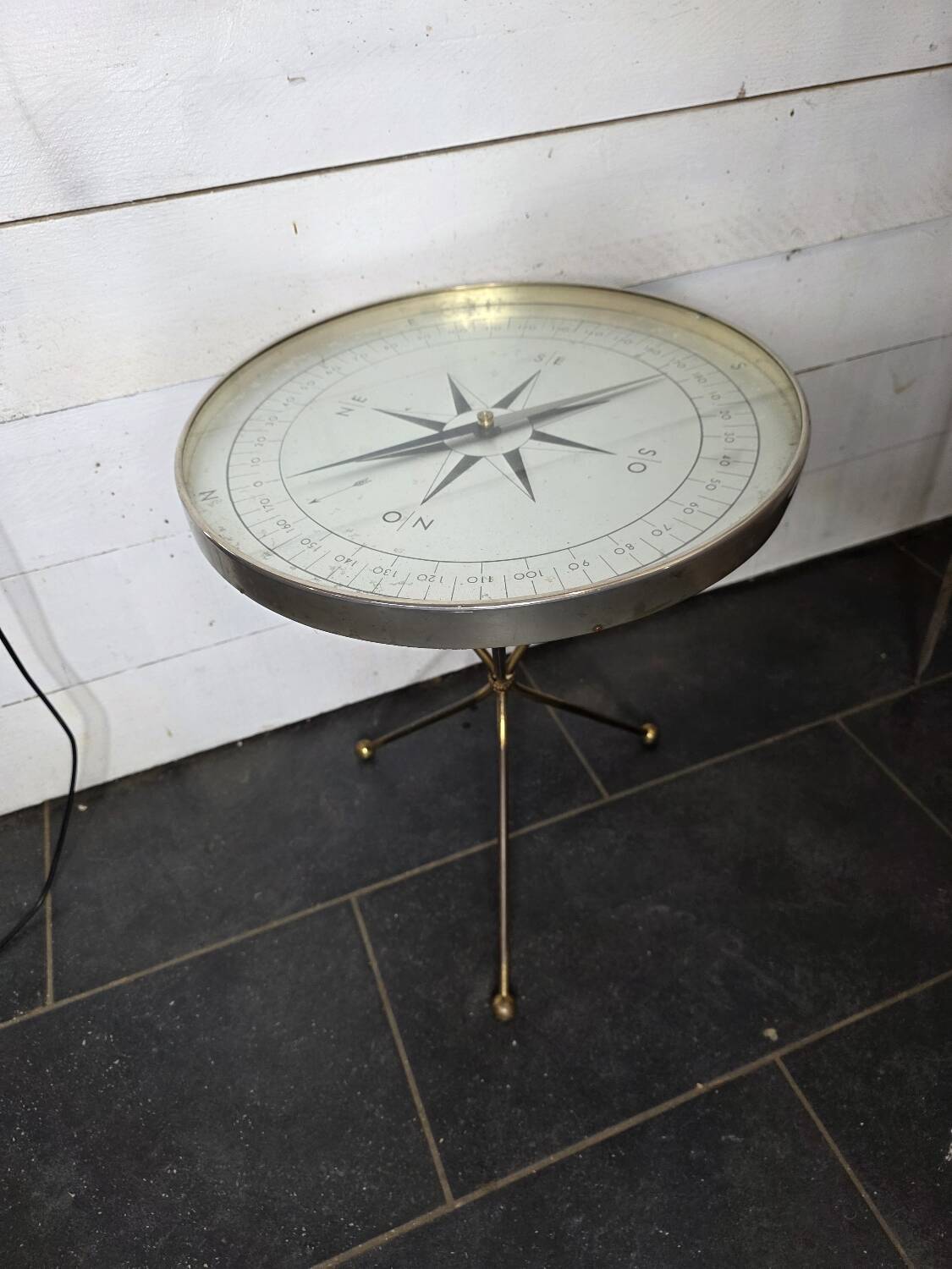 compass coffee table, 1960