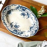Plat faïence anglaise