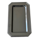 Small vintage polished stainless steel tray