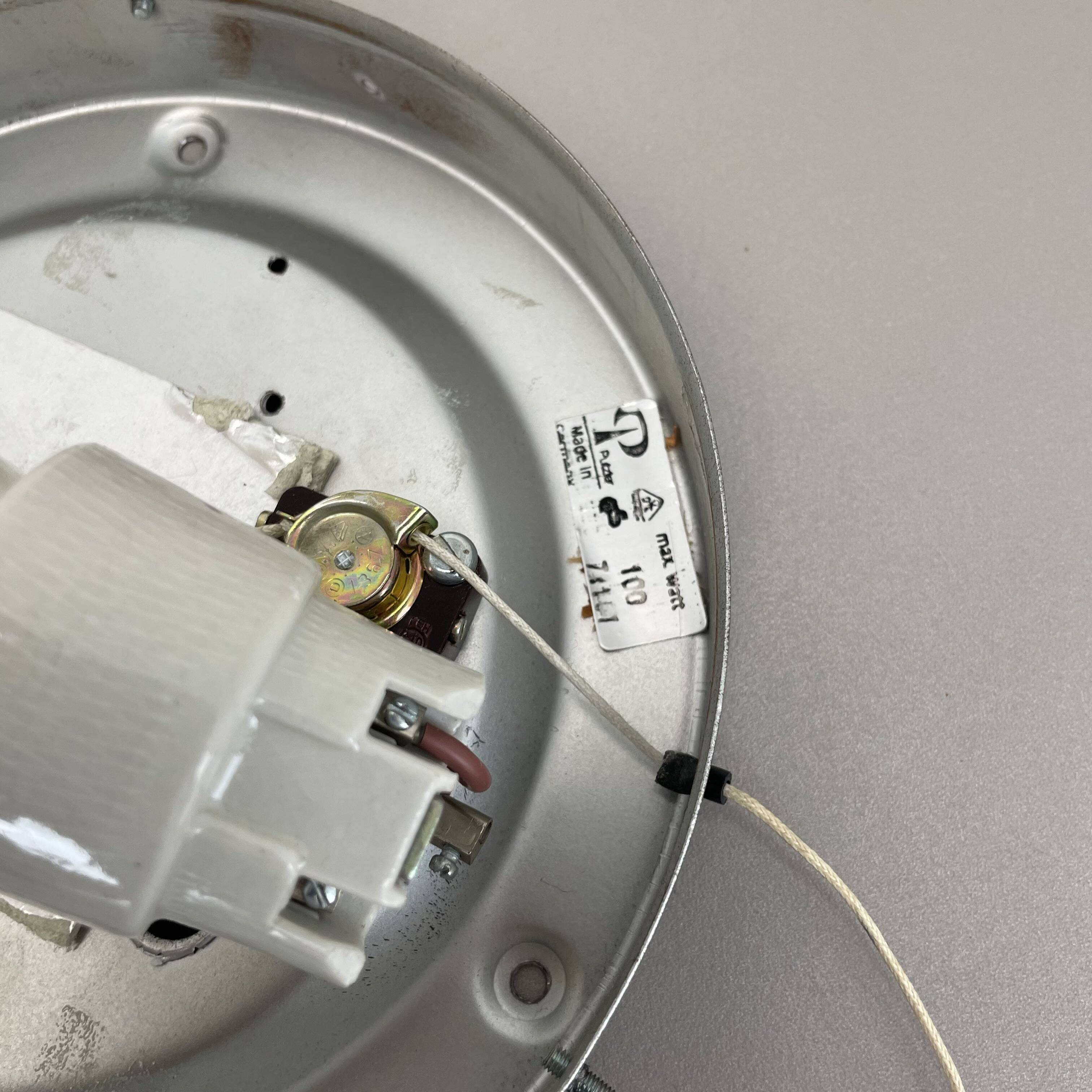 Abstract "cirrus" glass sconce wall light by peill & putzler, germany, 1980s