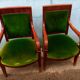 Pair of armchairs period resrauration