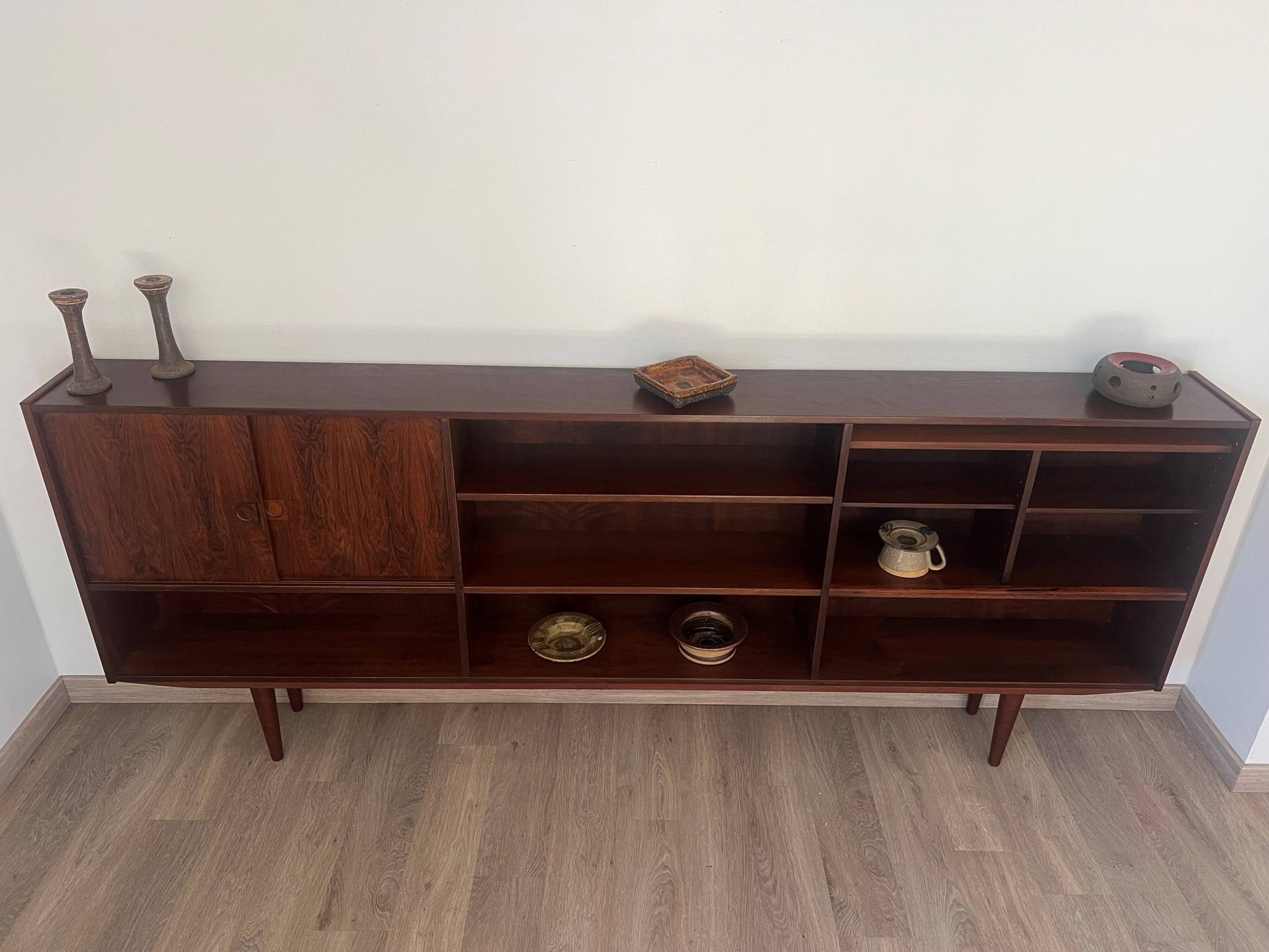 Danish enfilade in Rio rosewood from the 1950s.